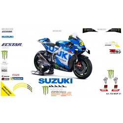 Kit adesivi Race replica Suzuki MotoGP 2021