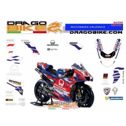 Набор наклеек Ducati Pramac MotoGP 2022 Tribute Race