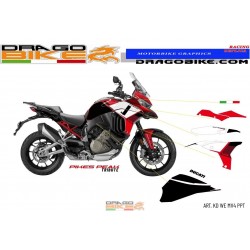 Kit adesivi WE per Ducati Multistrada V4 Tribute Pikes Peak.