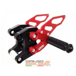 Estriberas DragoBike by Bonamici Racing en Ergal Para Aprilia RSV 1000 '04 -'08