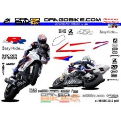 Motorbike Stickers Kit BMW Superbike 2010 Gold