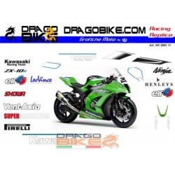 Adhesivos Moto Kawasaki  SBK  2011