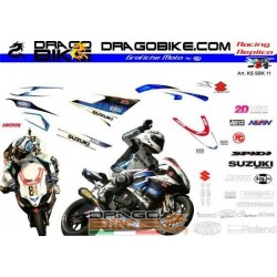 Motorbike Stickers Kit Suzuki SBK 2011