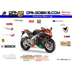 Adhesivas Motos Aprilia RSV4 aprc 2011