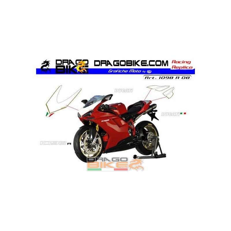 Kit Adesivi Ducati 1098 r Biposto