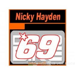 Dorsal 69 Nicky Hayden