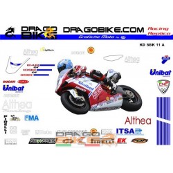 Motorbike Stickers Kit Ducati SBK 2011 Althea