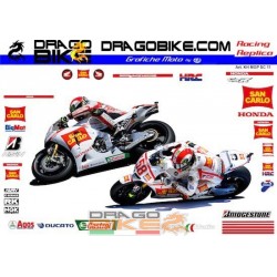 Adhesivos Moto Honda MotoGP San Carlo 2011