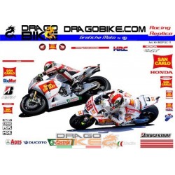 Kit Adesivo Moto Honda MotoGP San Carlo 2011