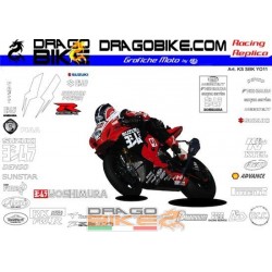 Motorbike Stickers Kit Suzuki SBK Yoshimura 2011