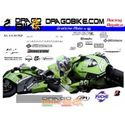 Kit Adesivo Moto Kawasaki motoGP 2004 per Ninja ZX9 2004