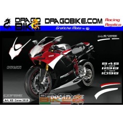 Kit Adesivi Ducati 2010 Corse Versione per S e R 