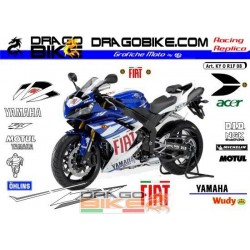 Adhesivas Motos Yamaha R1 2008 Fiat