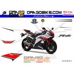 Kit Adesivi Yamaha R6 WGP 50 Anniversary