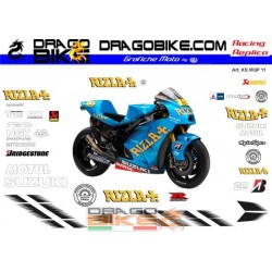 Набор Наклеек Suzuki MotoGp 2011
