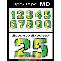 Set Number for race tape MD-Monster