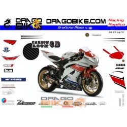 Набор Наклеек Yamaha R6 CUP 2012