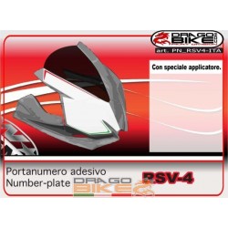 Portanumero Racing per Aprilia RSV 4 con Decorazione Tricolore