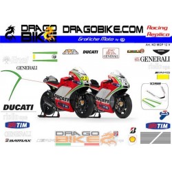Motorbike Stickers Kit Ducati  MotoGP 2012 V