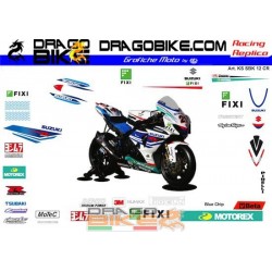 Motorbike Stickers Kit Suzuki SBK 2012