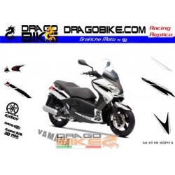 Stickers Kit X-Max 50th Anniversary WGP (Black)