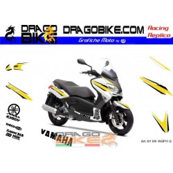 Stickers Kit X-Max 50th Anniversary WGP (Yellow)