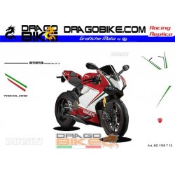 Adhesivos Moto Ducati 1199 Panigale  Tricolore 2012