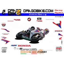 Kit Adesivo Moto Honda SBK 2012