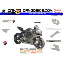 Kit Adesivo Moto Ducati  SBK Test 1199