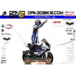 Motorbike Stickers Kit BMW Superbike 2012 Motorrad Melandri