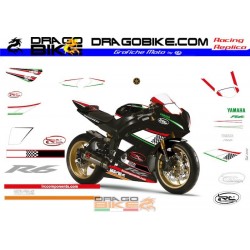 Motorbike Stickers Yamaha R6 IRC  (2006-2012)