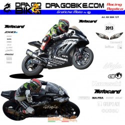 Kit Adesivi Moto Kawasaki SBK 2013 Test