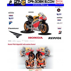 Набор Наклеек Honda MotoGP REPSOL 2013