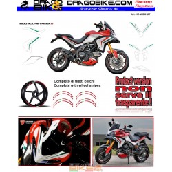 Kit Adesivo Moto Ducati Multistrada Tricolore