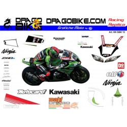 Adhesivos Moto Kawasaki  SBK  2013