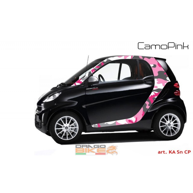 ADESIVI AUTO PER SMART (Camo Pink)