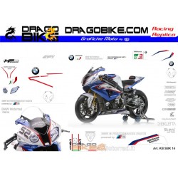 Motorbike Stickers Kit BMW Superbike 2014