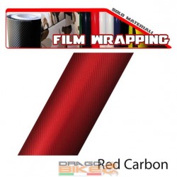 Adhesive Professional " Carbon Red " (single sheet) 75 cm X50 cm