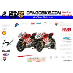 Kit Adesivo Moto Ducati  SBK 2014