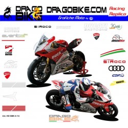 Motorbike Stickers Kit Ducati  Luxembourg-Bastogne 2014