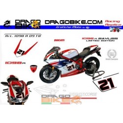 Kit Adesivi Ducati 1098 R Troy Bayliss 09