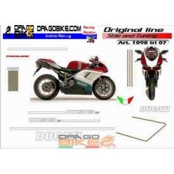 Kit adesivo Ducati 1098 Tricolore 2007