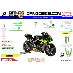 Kit Adesivo Moto Yamaha Tech3 MotoGP 2014