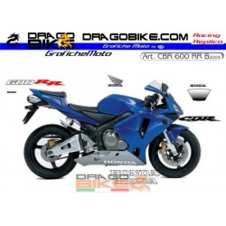 Kit adesivo Honda cbr 600rr blu 2004