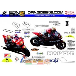 Motorbike Stickers Kit Team Aspar 2010