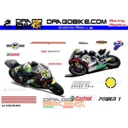 Motorbike Stickers Kit Team Gresini 2010