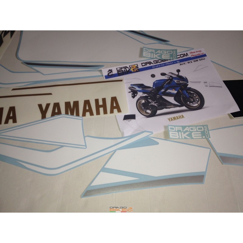2008 R1 Sticker Stickers kit Yamaha R1 2008 Blue