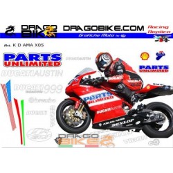 Kit Adesivi Ducati 999 SBK USA AMA 2005