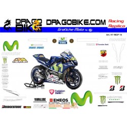 Набор Наклеек Yamaha MotoGP 2015