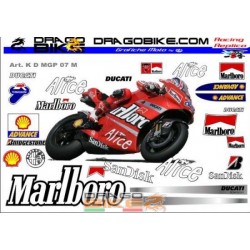 Kit Adesivo Moto Ducati MotoGP 2007 Marlboro